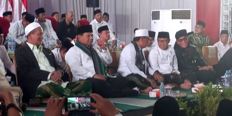 Hadir di Ponpes Tambakberas, Prabowo: Saya Optimis dan Bersyukur atas Dukungan Kaum NU