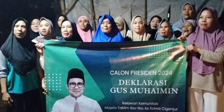 Doa Tulus Ibu-Ibu Majelis Taklim As Salwa Ciganjur, untuk Gus Muhaimin di Pilpres 2024