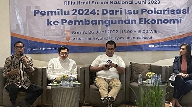 Survei Algoritma: PKB Salip Golkar, PDIP Teratas Disusul Gerindra!