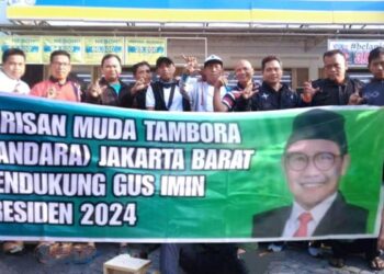 Yakin Bisa Wujudkan Visioning Indonesia 2024, Barisan Anak Muda Tambora Dukung Gus Muhaimin di Pilpres 2024