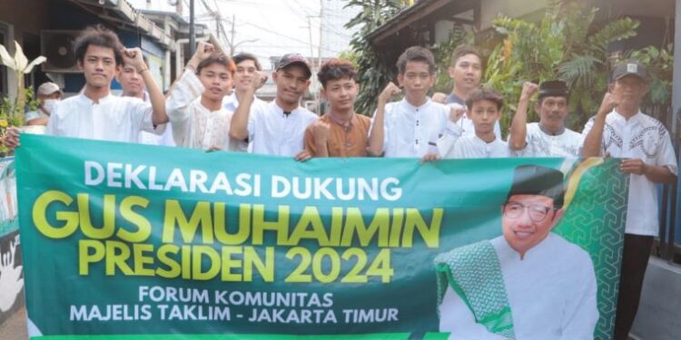 Farum Remaja Majelis Taklim Jaktim Pilih Gus Muhaimin di Pilpres 2024