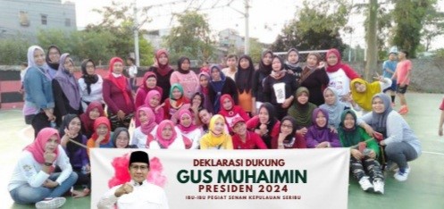 Ini Alasan Ibu-ibu Pegiat Senam Kepulauan Seribu Deklarasi Pilih Cak Imin Presiden 2024