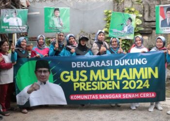 Suka Cita Sanggar Senam Ceria Jakarta Timur, Dukung Gus Muhaimin Presiden 2024
