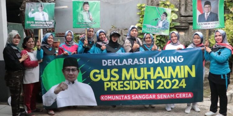 Suka Cita Sanggar Senam Ceria Jakarta Timur, Dukung Gus Muhaimin Presiden 2024