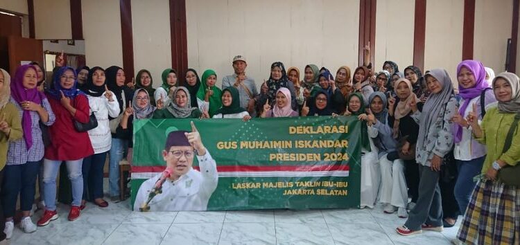 Laskar Ibu-ibu Majelis Taklim Jakarta Selatan Dukung Gus Muhaimin Maju Pilpres 2024