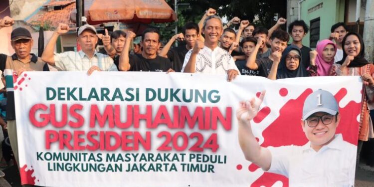 Ingatkan Soal Mitigasi Dampak Perubahan Iklim, Gus Imin Didukung Masyarakat Peduli Lingkungan Jaktim Maju Pilpres 2024