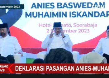 Deklarasi Anies-Cak Imin Dihadiri Puluhan Kiai dan Bu Nyai, Ini Daftarnya!