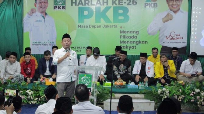 Gelar Tasyakuran Harlah ke-26, PKB Jakarta Beri 500 Paket Santunan Yatim-Dhuafa