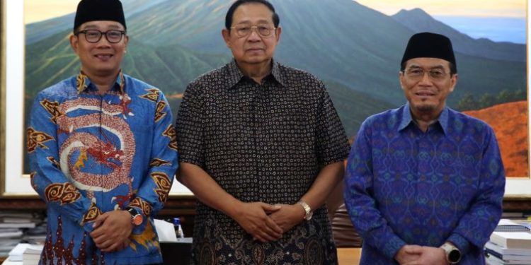 Silaturahmi ke Cikeas, SBY Minta Pasangan RIDO Prioritaskan Atasi Kampung Kumuh di Jakarta