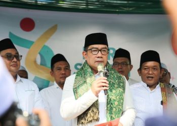 Hadiri Hari Santri di Jakarta Pusat, Ridwan Kamil Ikhtiar Kembangkan Ekosistem Pesantren di Jakarta