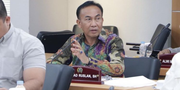 Anggota Komisi D dari Fraksi PKB, H. Ahmad Ruslan