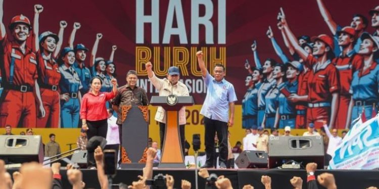 janji prabowo di hari buruh internasional
