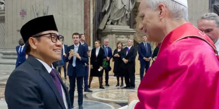 cak imin ketua paus leo di vatikan