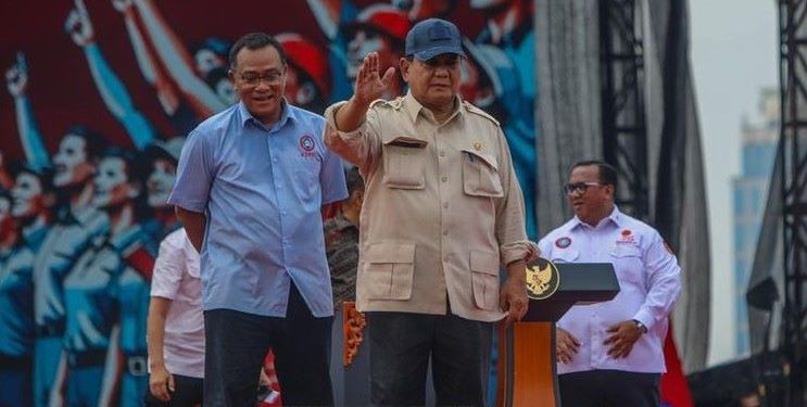 Prawowo di may day (1/5/2025) janji hapus kemiskinan