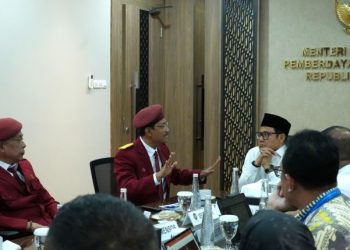 Menko PM, Abdul Muhaimin Iskandar bersama Menteri Sosial Saifullah Yusuf (Gus Ipul)