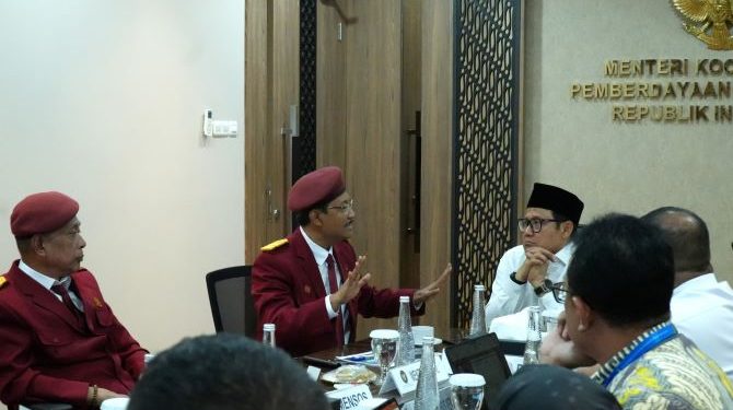 Menko PM, Abdul Muhaimin Iskandar bersama Menteri Sosial Saifullah Yusuf (Gus Ipul)