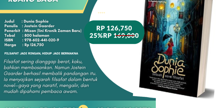 harga buku dunia sophi